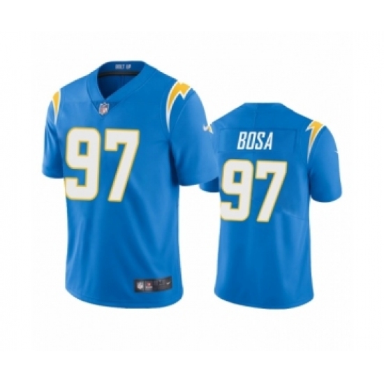 Los Angeles Chargers #97 Joey Bosa Powder Blue 2020 Vapor Limited Jersey - Ujersey