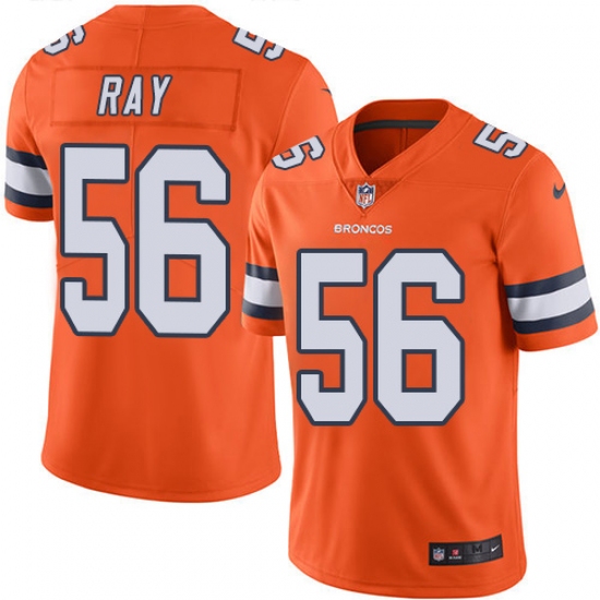 Youth Nike Denver Broncos #56 Shane Ray Limited Orange Rush Vapor Untouchable NFL Jersey - Ujersey