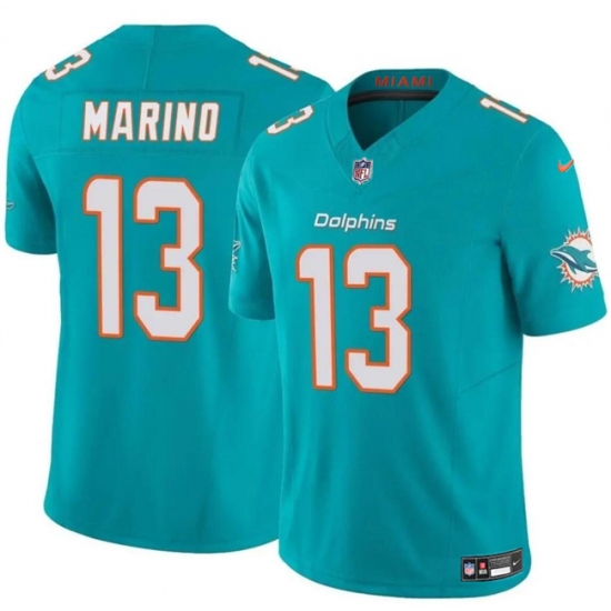 Men's Miami Dolphins #13 Dan Marino Aqua 2023 F.U.S.E Vapor Limited Football Stitched Jersey - Ujersey