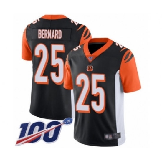 Men's Cincinnati Bengals #25 Giovani Bernard Black Team Color Vapor Untouchable Limited Player 100th Season Football Jersey - Ujersey