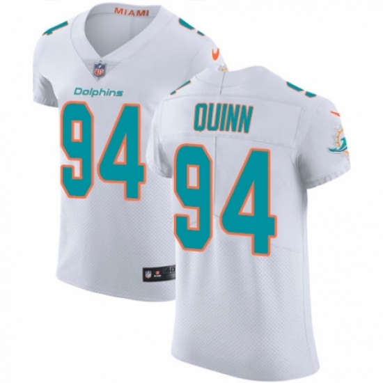 Men's Nike Miami Dolphins #94 Robert Quinn White Vapor Untouchable Elite Player NFL Jersey - Ujersey