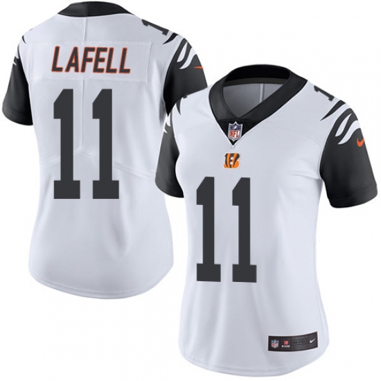 Women's Nike Cincinnati Bengals #11 Brandon LaFell Limited White Rush Vapor Untouchable NFL Jersey - Ujersey