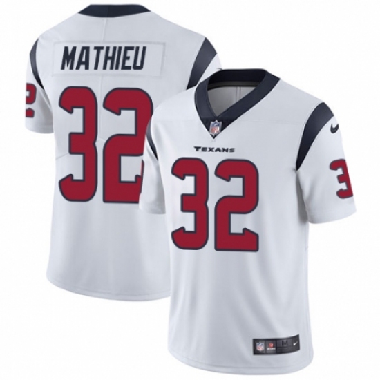 Youth Nike Houston Texans #32 Tyrann Mathieu White Vapor Untouchable Elite Player NFL Jersey - Ujersey