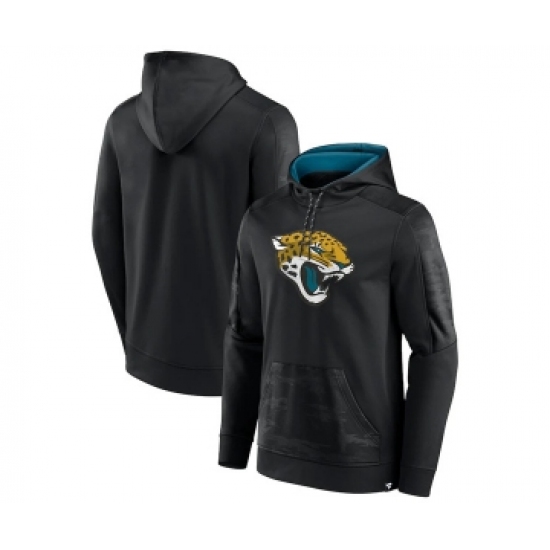 Men's Jacksonville Jaguars Black On The Ball Pullover Hoodie - Ujersey