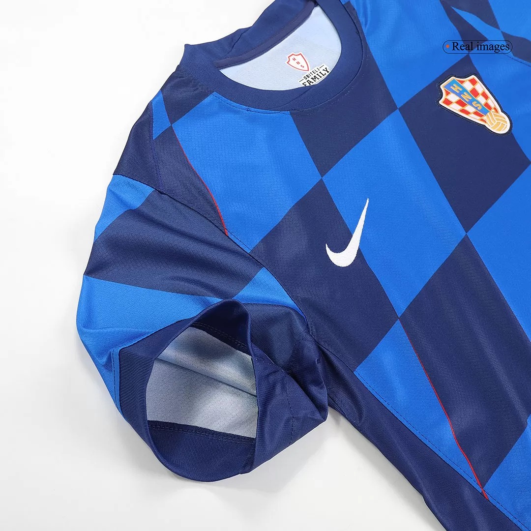 Croatia Soccer Jersey Away Custom Shirt EURO 2024 - Ujersey