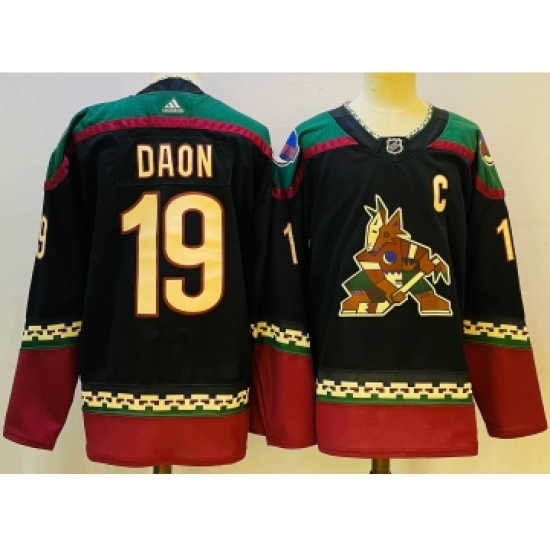 Men's Arizona Coyotes #19 Shane Doan Black Stitched Jersey - Ujersey