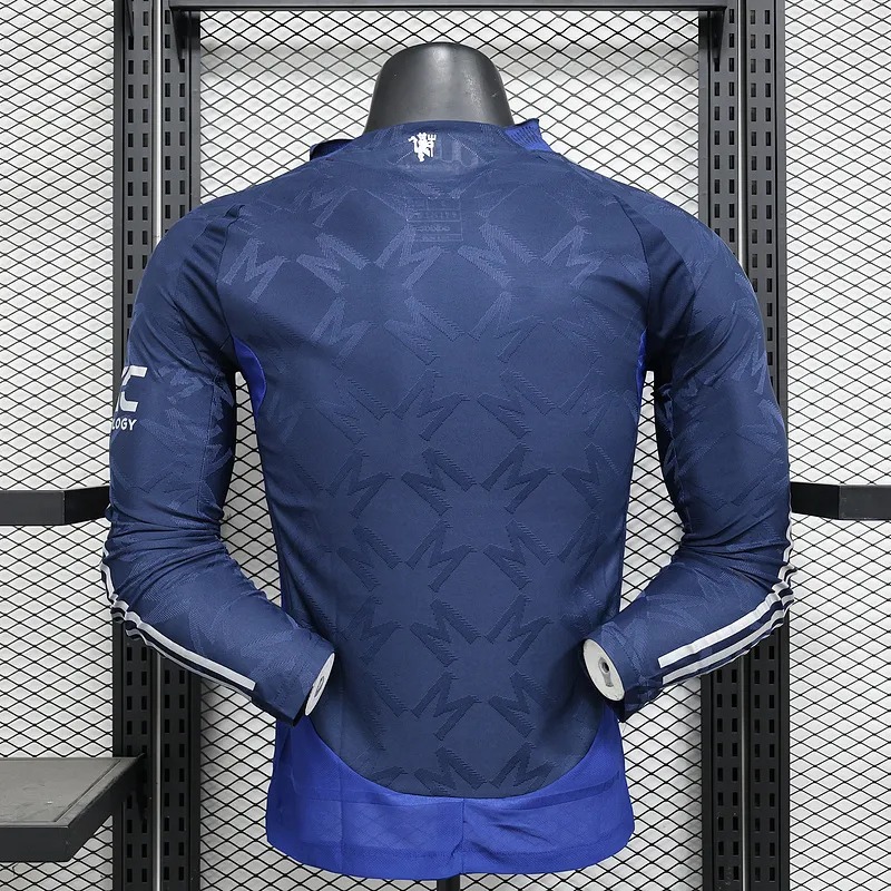 Manchester United  Away Long Sleeve Football Jersey Shirt 2024/25