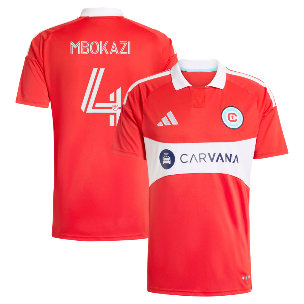 Men's Chicago Fire Mbekezeli Mbokazi adidas Red 2026 Forever Red Replica Jersey - Ujersey