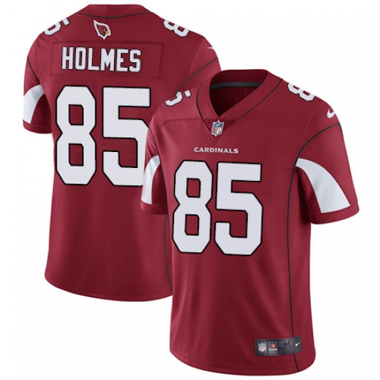 Youth Nike Arizona Cardinals #85 Gabe Holmes Red Team Color Vapor Untouchable Limited Player NFL Jersey - Ujersey