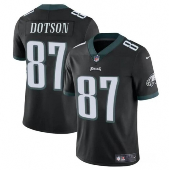 Men's Philadelphia Eagles #87 Jahan Dotson Black Vapor Untouchable Limited Stitched Football Jersey - Ujersey
