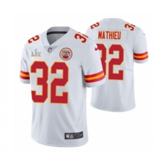 Youth Kansas City Chiefs #32 Tyrann Mathieu White 2021 Super Bowl LV Jersey - Ujersey