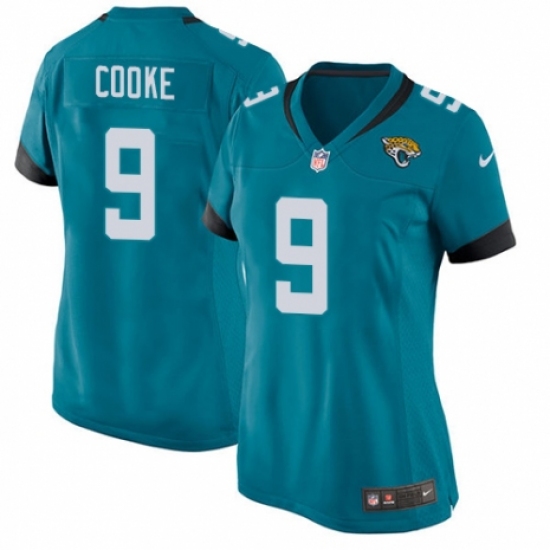 Women's Nike Jacksonville Jaguars #9 Logan Cooke Game Black Alternate NFL Jersey - Ujersey
