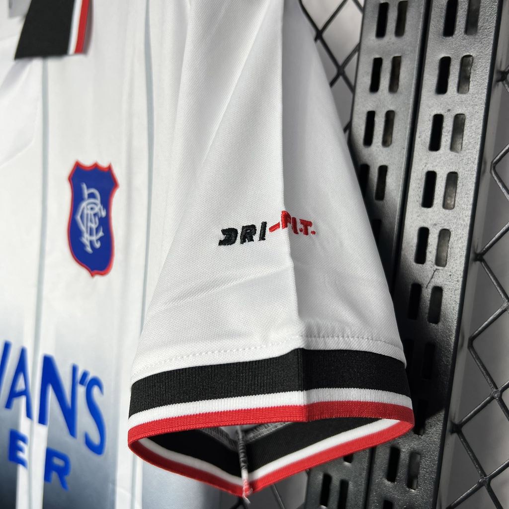 Rangers FC Retro Soccer Jersey Away Custom Shirt 1997-99 - ujerseystore