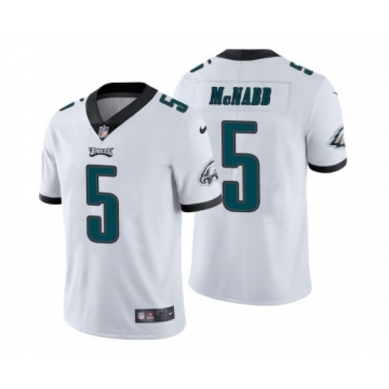 Men's Philadelphia Eagles #5 Donovan McNabb White Vapor Untouchable Limited Stitched Jersey - Ujersey