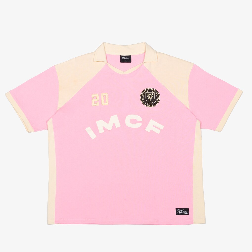 Unisex Inter Miami CF Peace Collective Pink Color Block Fashion Jersey - Ujersey
