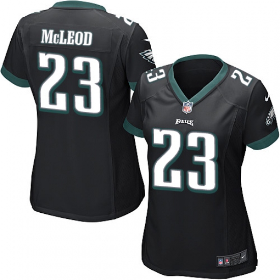 Women's Nike Philadelphia Eagles #23 Rodney McLeod Game Black Alternate NFL Jersey - Ujersey