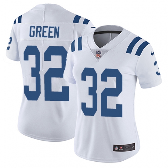Women's Nike Indianapolis Colts #32 T.J. Green White Vapor Untouchable Limited Player NFL Jersey - Ujersey