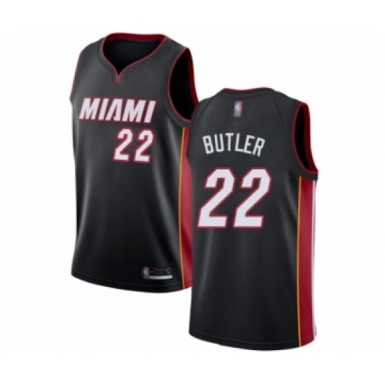 Youth Miami Heat #22 Jimmy Butler Swingman Black Basketball Jersey - Icon Edition - Ujersey