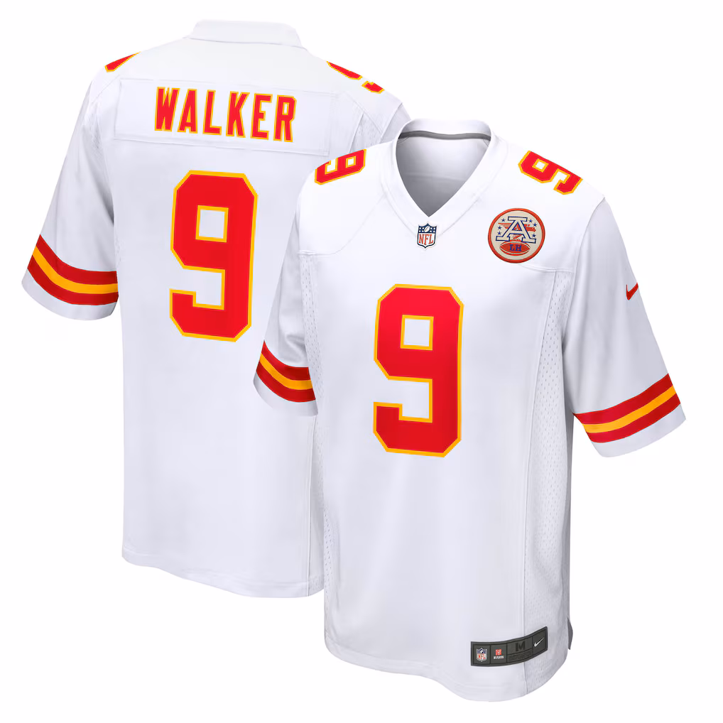 Men's Kansas City Chiefs Kenneth Walker III Nike White Game Jersey