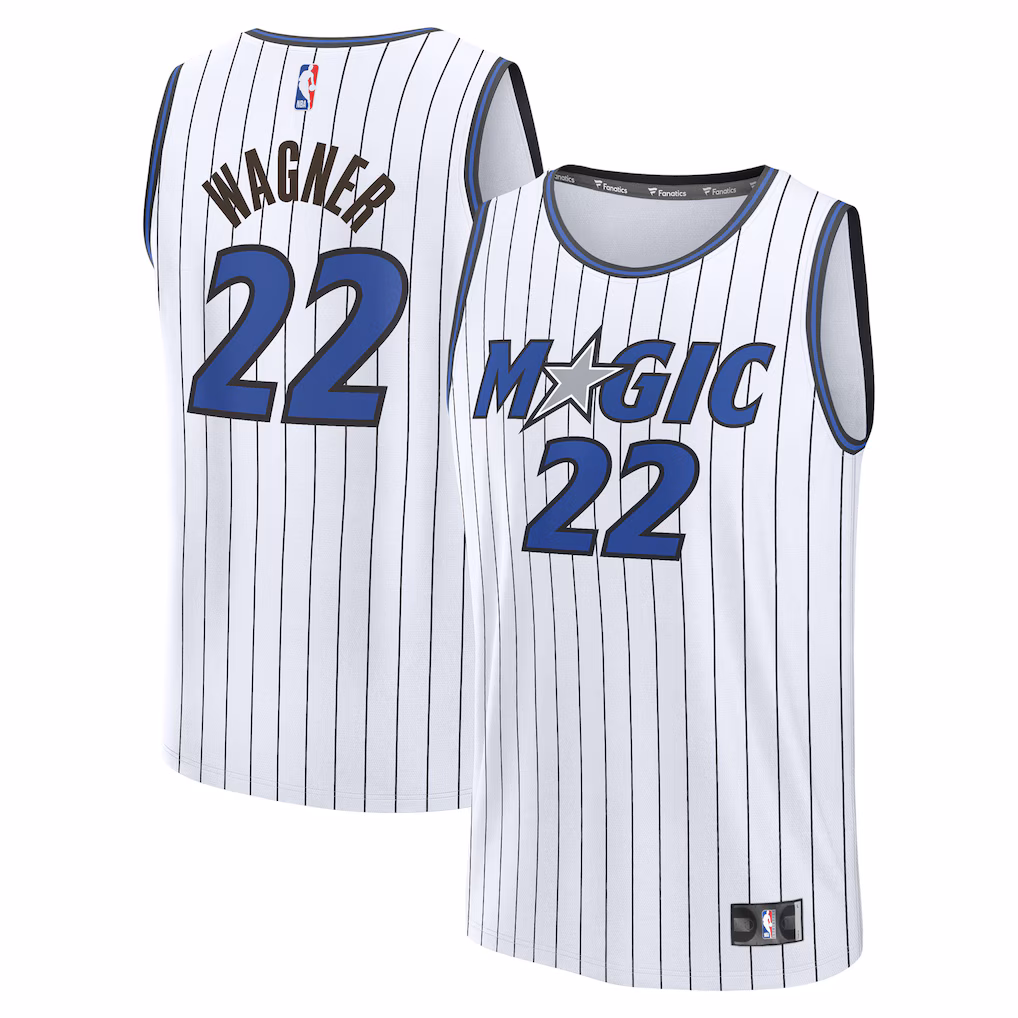 Youth Orlando Magic Franz Wagner Fanatics White Fast Break Replica Player Jersey - Association Edition