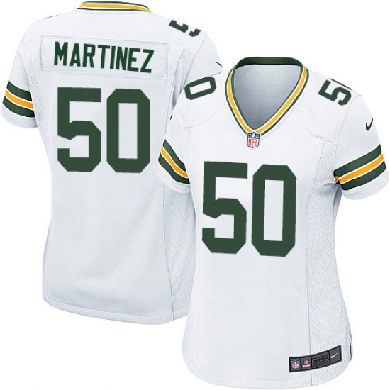 Women's Nike Green Bay Packers #50 Blake Martinez Game White NFL Jersey - Ujersey