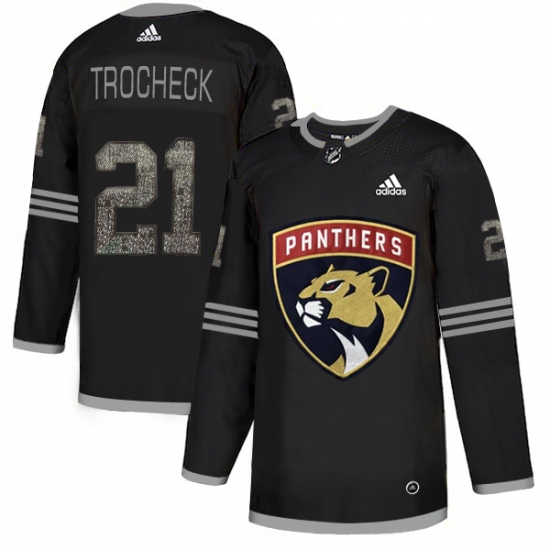 Men's Adidas Florida Panthers #21 Vincent Trocheck Black Authentic Classic Stitched NHL Jersey - Ujersey