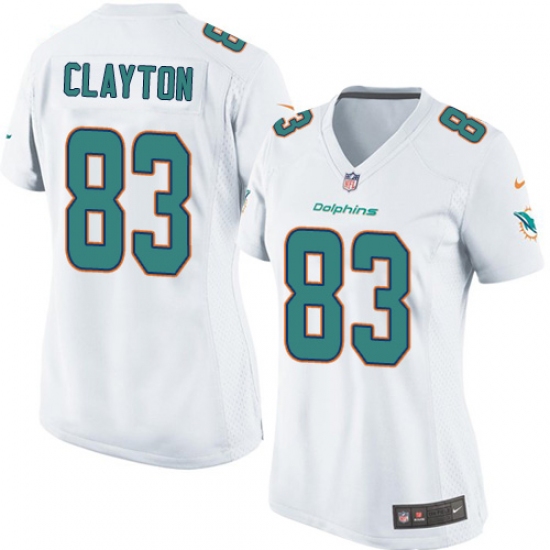 Women's Nike Miami Dolphins #83 Mark Clayton Game White NFL Jersey - Ujersey