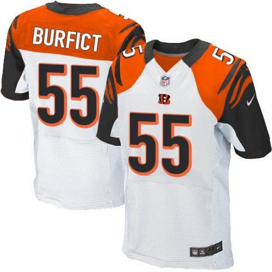 Men's Nike Cincinnati Bengals #55 Vontaze Burfict Elite White NFL Jersey - Ujersey