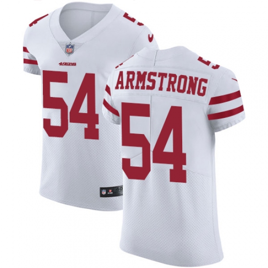 Men's Nike San Francisco 49ers #54 Ray-Ray Armstrong White Vapor Untouchable Elite Player NFL Jersey - Ujersey