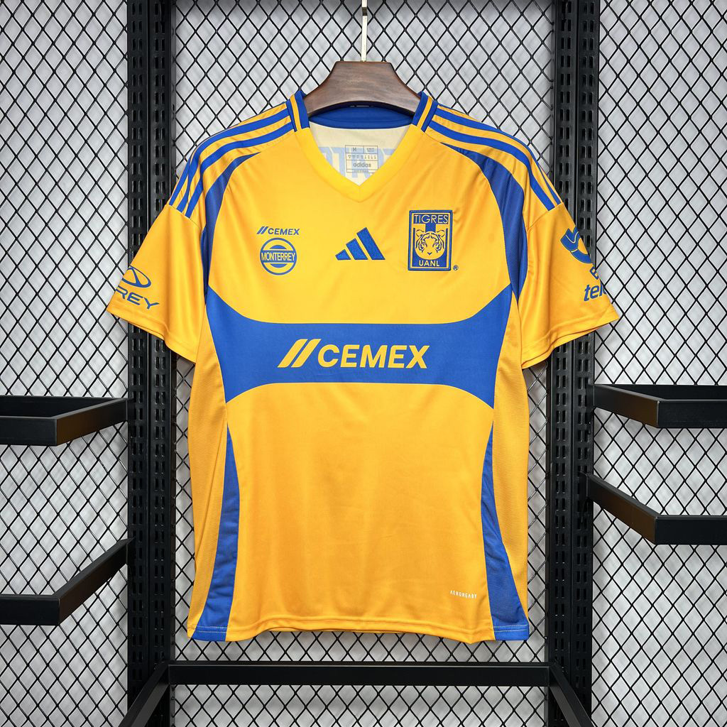Tigres UANL Soccer Jersey Home Custom Shirt 2024/25 - Ujersey NHL