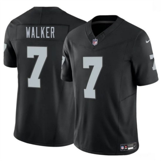 Men's Las Vegas Raiders #7 Quay Walker Black 2026 F.U.S.E. Vapor Untouchable Limited Stitched Football Jersey - Ujersey