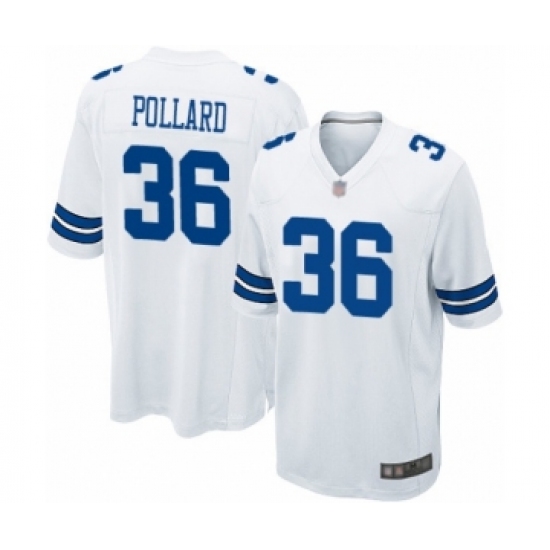 Men's Dallas Cowboys #36 Tony Pollard Game White Football Jersey - Ujersey