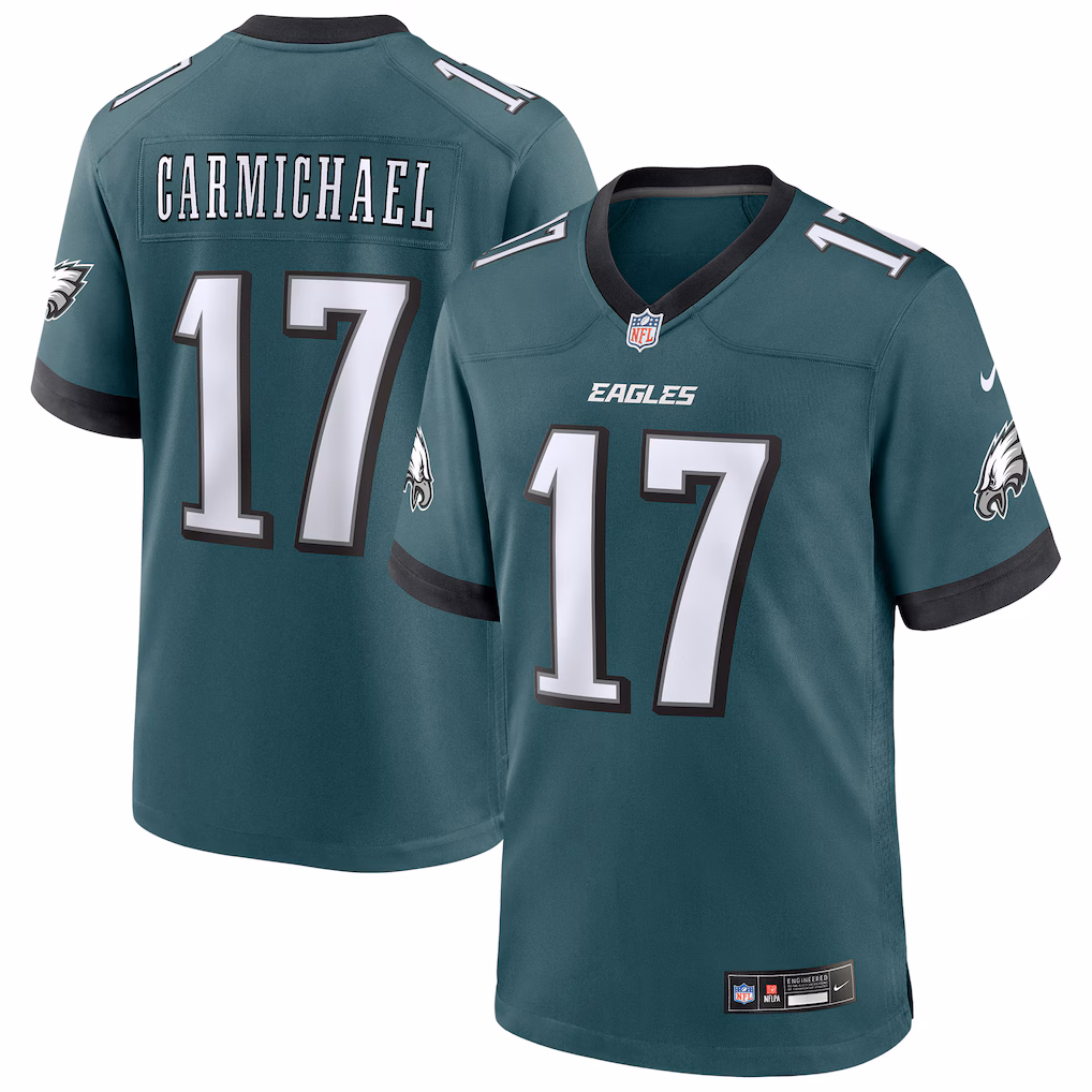 Men's Philadelphia Eagles Harold Carmichael Nike Midnight Green Team Retired Player Game Jersey - Vujersey Los Angeles Rams