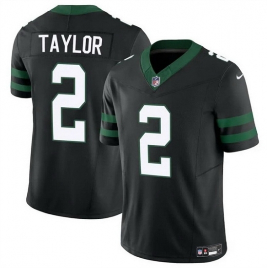 Men's New York Jets #2 Tyrod Taylor Black 2024 F U S E Vapor Untouchable Limited Stitched Jersey - Ujersey