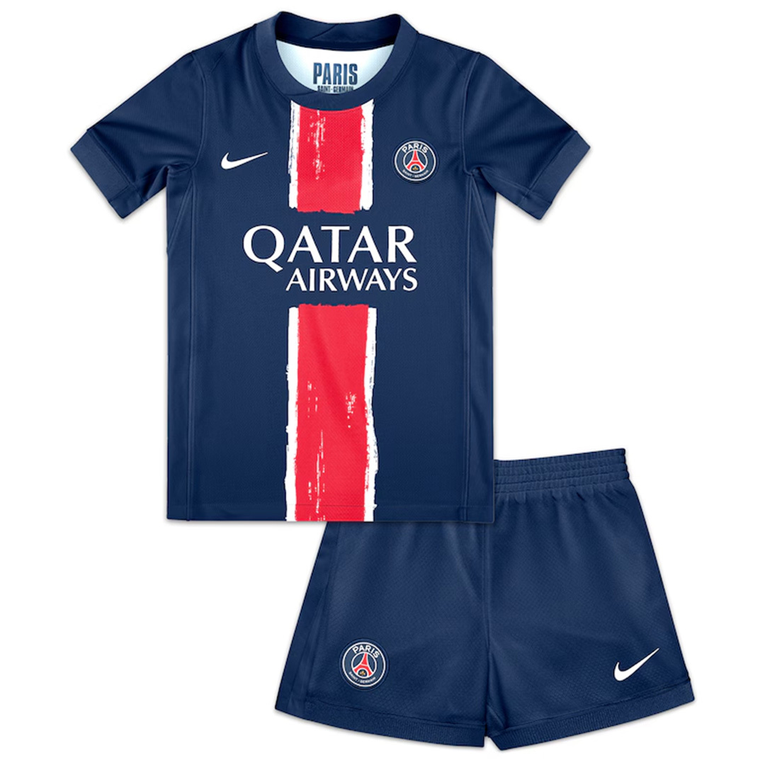 PSG Soccer Jersey Home Kids Kit Jersey+Shorts 2024/25 - Ujersey NHL
