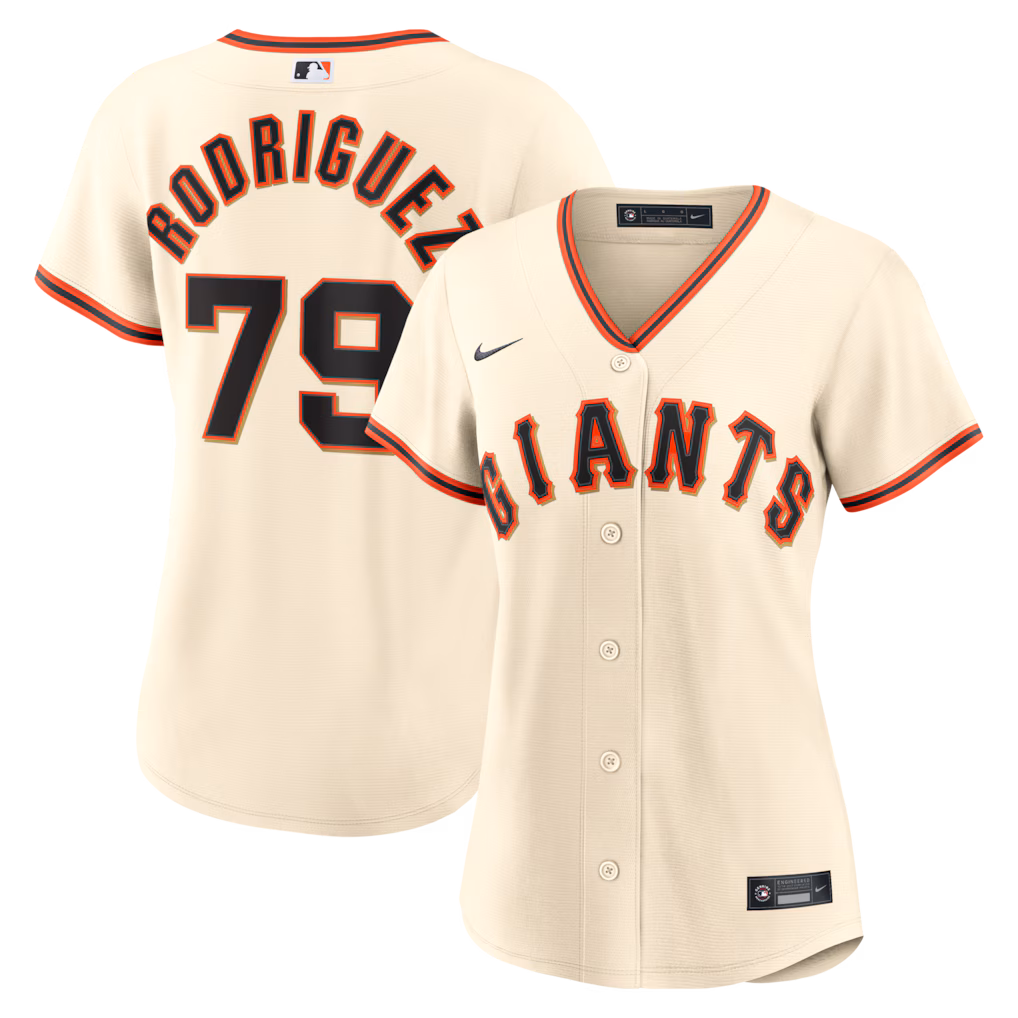 Women's San Francisco Giants Jesus Rodriguez Nike Cream Home Replica Jersey - Ujersey