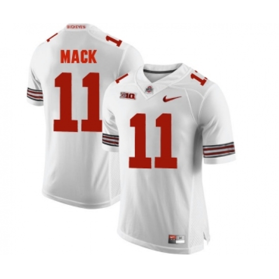 Ohio State Buckeyes 11 Austin Mack White College Football Jersey - Ujersey