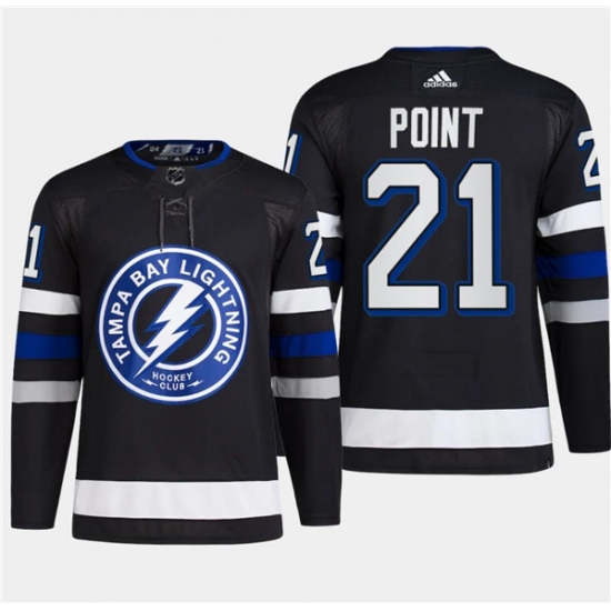 Men's Tampa Bay Lightning #21 Brayden Point Black 2024 Stadium Series Stitched Jersey - Ujersey