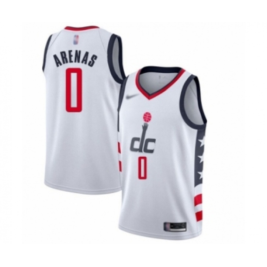 Women's Washington Wizards #0 Gilbert Arenas Swingman White Basketball Jersey - 2019 20 City Edition - Ujersey