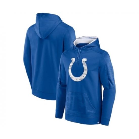 Men's Indianapolis Colts Royal On The Ball Pullover Hoodie - Ujersey