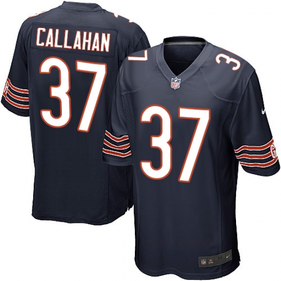 Men's Nike Chicago Bears #37 Bryce Callahan Game Navy Blue Team Color NFL Jersey - Ujersey
