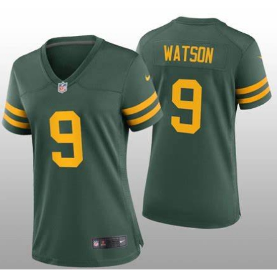 Women's Green Bay Packers #9 Christian Watson Green Legend Stitched Football Jersey - Ujersey