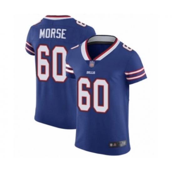 Men's Buffalo Bills #60 Mitch Morse Royal Blue Team Color Vapor Untouchable Elite Player Football Jersey - Ujersey