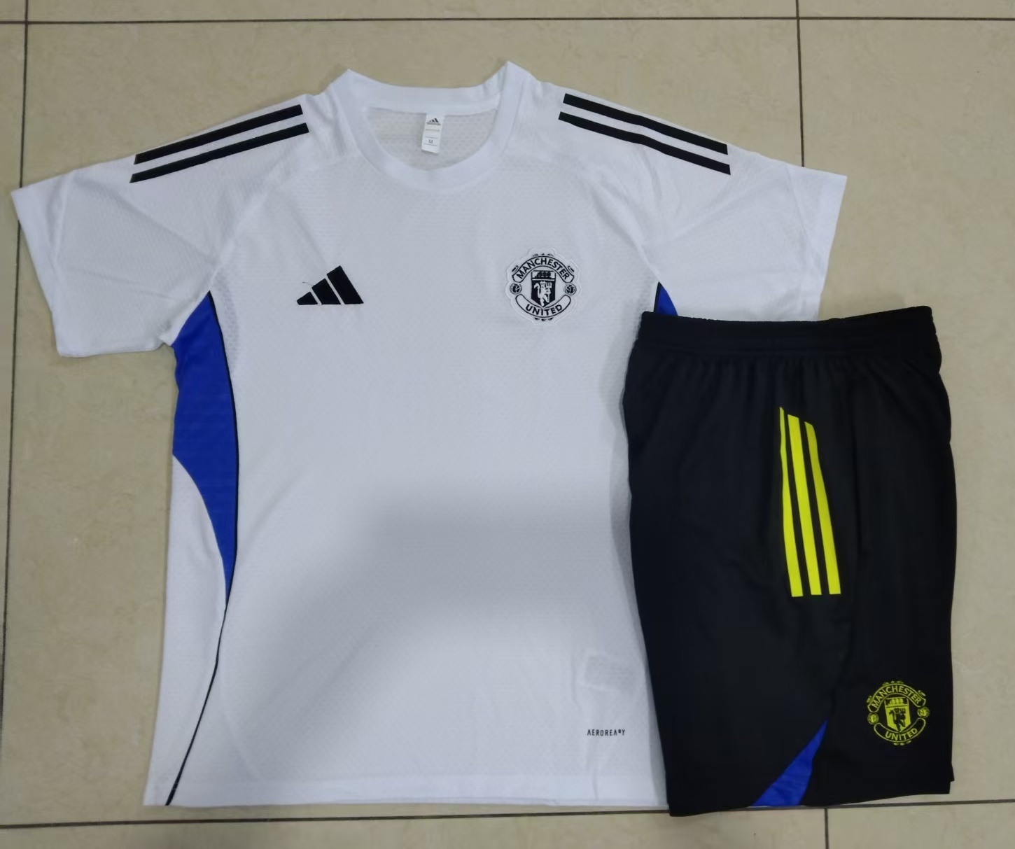 Manchester United Training Jersey Kit White 2025/26 - Ujersey NHL