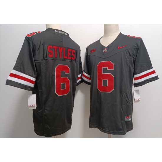 Men's Ohio State Buckeyes #6 Sonny Styles Black FUSE College Football Jersey - Ujersey