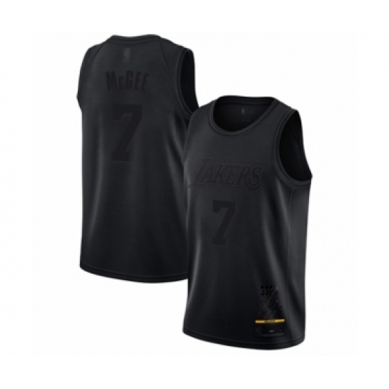 Men's Los Angeles Lakers #7 JaVale McGee Swingman Black MVP Basketball Jersey - Ujersey