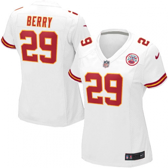 Women's Nike Kansas City Chiefs #29 Eric Berry Game White NFL Jersey - Ujersey