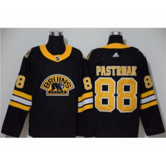 Men's Boston Bruins #88 David Pastrnak Black Stitched Hockey Adidas Jersey - Ujersey