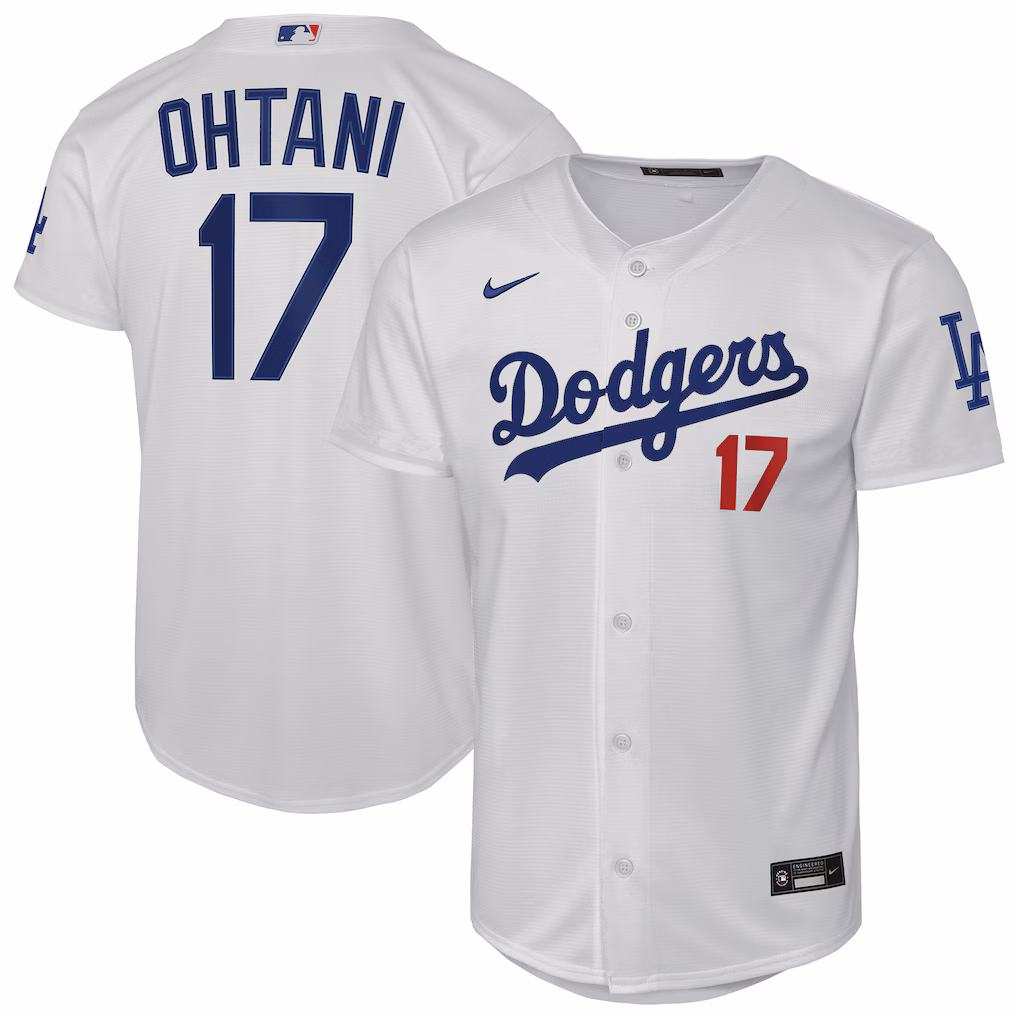 Youth Los Angeles Dodgers Shohei Ohtani Nike White Home Stadium Jersey - Ujersey