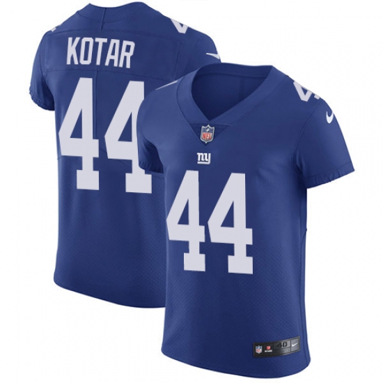 Men's Nike New York Giants #44 Doug Kotar Royal Blue Team Color Vapor Untouchable Elite Player NFL Jersey - Ujersey